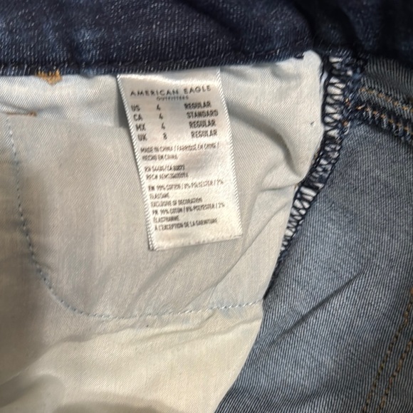 American Eagle Outfitters Blue Jeggings Sleek Fit - Picture 8 of 9